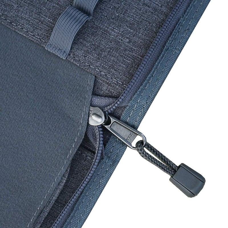 Lanxivi 48 Fountain Pen Case Gray Organizer Bag, Waterproof Canvas Pen Display Holder with YKK zipper - Image 5